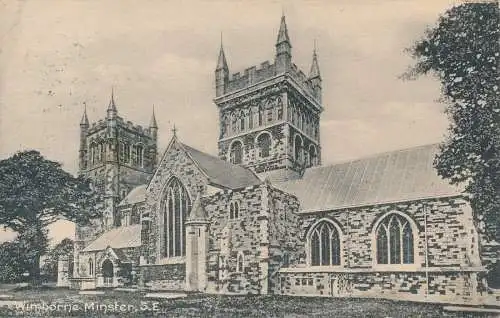 PC62855 Wimborne Minster. S.E. Tilley