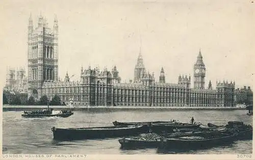 PC63269 London. Houses of Parliament. Photochrom. Nr 30702