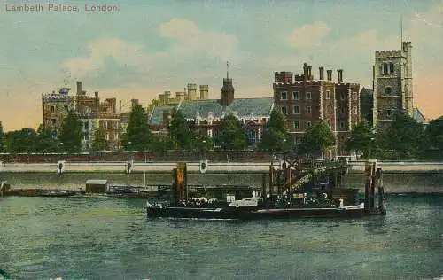 PC63285 Lambeth Palace. London. Aldwych. 1910