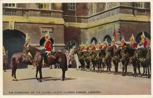 PC63077 Die Wachablösung. Horse Guards Parade. London. A. E. Westman. 1