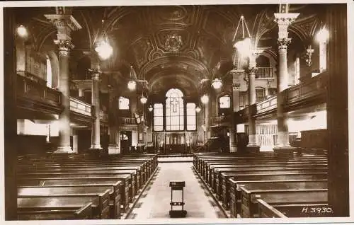 PC76692 Kirche St. Martin in the Fields. London. Valentinstag. Nr H.3930. RP