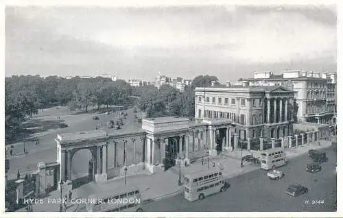PC76629 Hyde Park Corner. London. Valentinstag. Silber. Nr H.9144