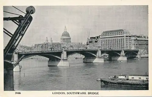 PC77269 London. Southwark Bridge. C. Richter. Nr 39406