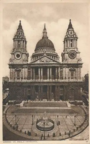 PC77384 London. St. Pauls Cathedral. Photochrom. Nr 11