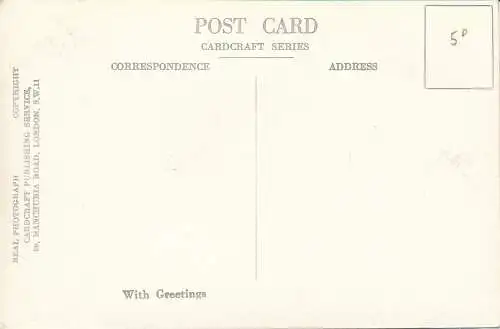 PC76623 London. Whitehall. Cardcraft. RP