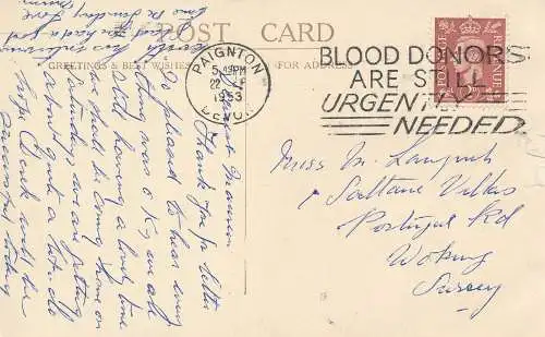 PC75482 Paignton. Mehrfachansicht. 1953