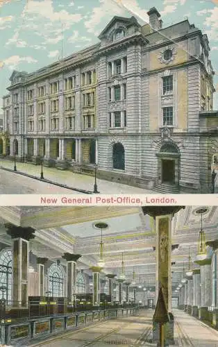 PC76922 New General Post Office. London. Wilbro. 1912