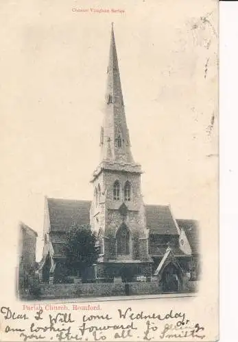 PC75528 Pfarrkirche. Romford. Chester Vaughan. 1903