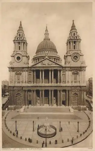 PC76947 London. St. Pauls Cathedral. Photochrom. Nr 30691. 1936