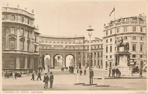 PC75469 Admiralty Arch. London. B.P.Co. No 27880