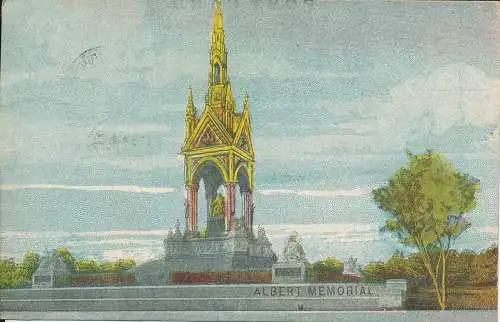 PC76234 Albert Memorial. 1907