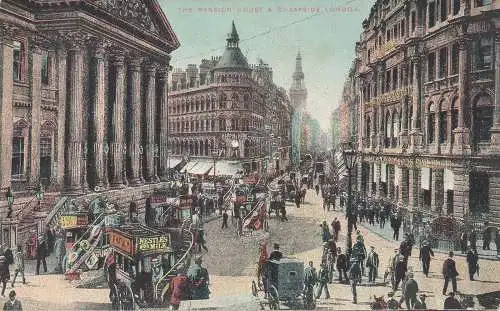 PC75463 The Mansion House und Cheapside. London. 1906