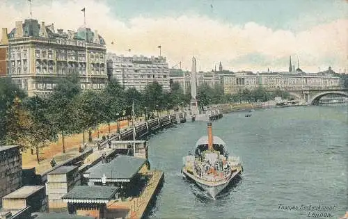 PC77079 Thames Embankment. London. Horrocks. Nr 20