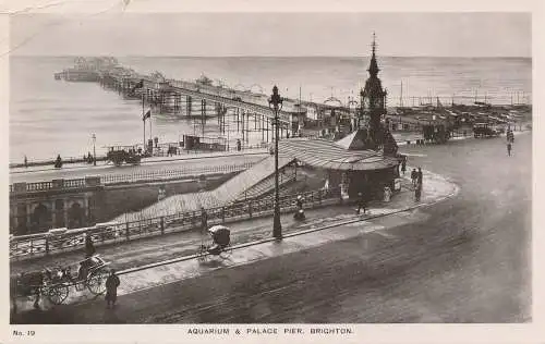 PC766130 Aquarium und Palast Pier. Brighton. The Palace