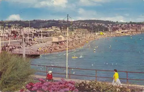 PC77175 Promenade und Sand. Paignton. Nr. PT1141. 1964