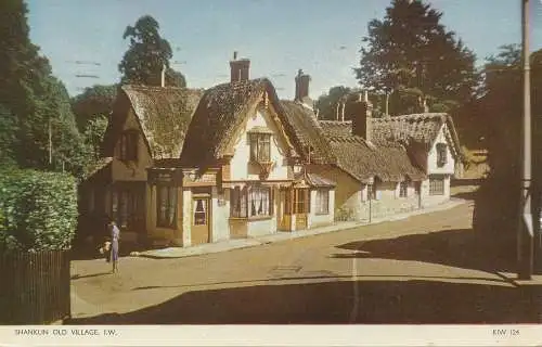 PC77183 Shanklin Old Village. I. W. Nigh. Jarrold. RP. 1954