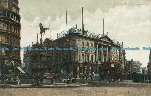 R004373 Piccadilly Circus. London. 1907