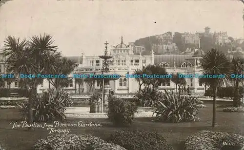 R003433 Der Pavillon von Princess Gardens. Torquay. Harvey Barton