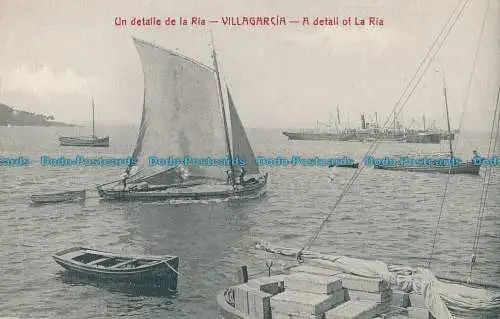 R004694 Un Detalle de la Ria. Villagarcia. Ein Detail von La Ria. Luis Bouza Trillo