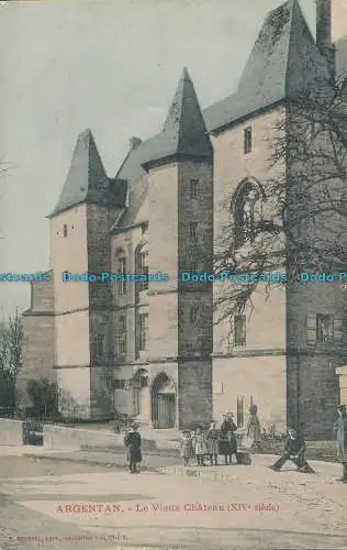 R004738 Argentan. Le Vieux Chateau. E. Roussel