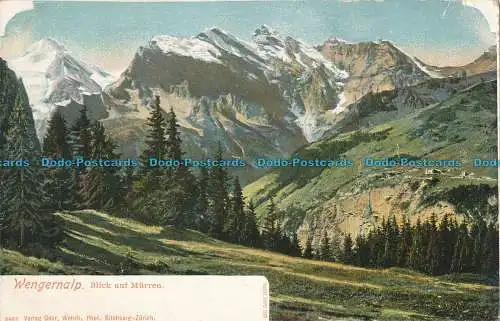 R005609 Wengernalp. Blick auf Murren