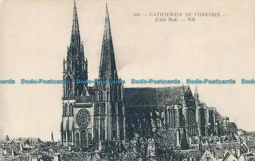 R005537 Cathedrale de Chartres. Levy et Neurdein Reunis. Nr 160