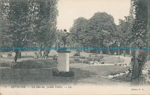 R005980 Bethune. Un Site du Jardin Public. Levy Fils. Nr 42