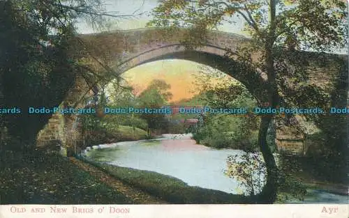 R006816 Alte und neue Brig o Doon. Ayr. Caledonia. 1908