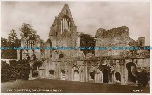 R006828 Der Kreuzgang. Dryburgh Abbey. Valentinstag. Nr 212412. RP