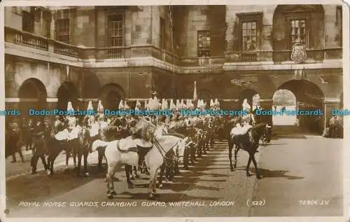 R006095 Royal Horse Guards. Wechselwache. Whitehall. London. Valentinstag. Nr 723