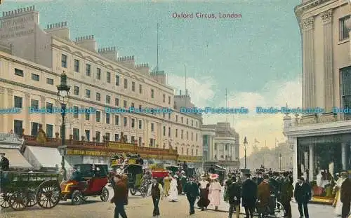 R007056 Oxford Circus. London. National. 1912