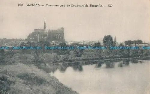 R007854 Amiens. Panorama pris du Boulevard de Beauville. Levy et Neurdein Reunis