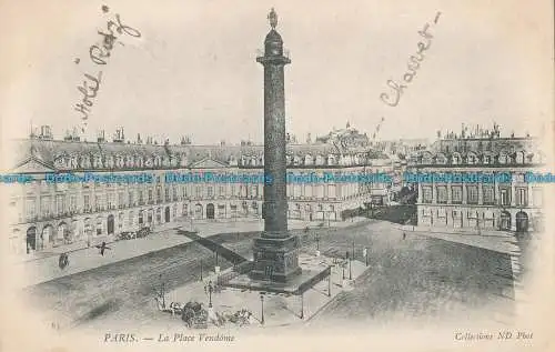 R007973 Paris. La Place Vendome. Neurdein Freres. Nr 83