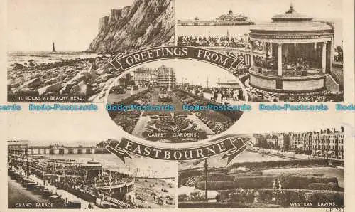 R006578 Grüße aus Eastbourne. Mehrfachansicht. Lansdowne. 1947