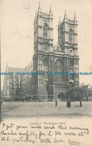 R007445 London. Westminster Abbey. 1902