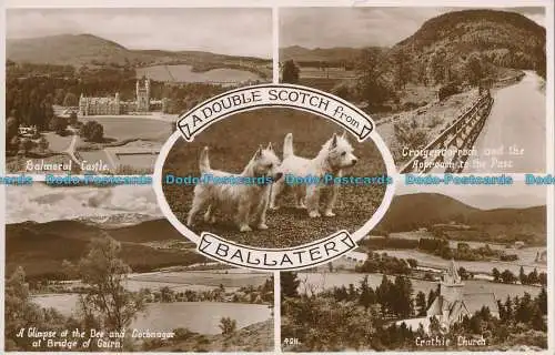 R006614 Ein Double Scotch von Ballater. Mehrfachansicht. Weiß. Am besten. RP