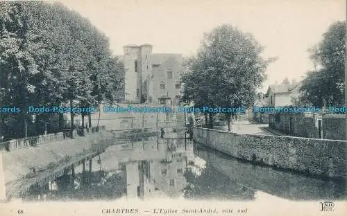 R008039 Chartres. L Eglise Saint Andre Cote Sud. Neurdein. Nr 68