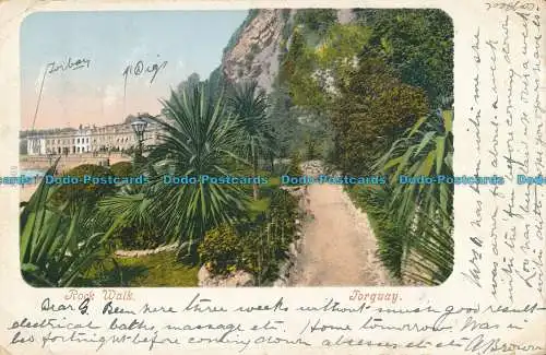 R007465 Rock. Gehen. Torquay. 1905