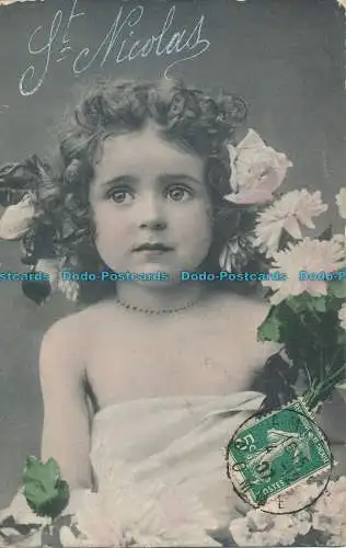 R008077 Nikolaus. Kleines Mädchen. 1907