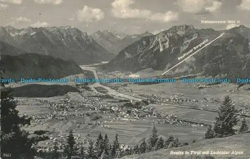 R007522 Reutte in Tirol mit Lechtaler Alpen. Chizalli