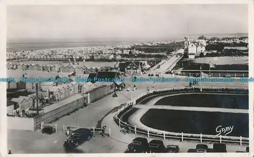 R007556 Riva Bella. Vue d Ensemble de la Plage Au Fond. Ouistreham. Artaud. RP.