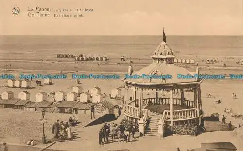 R008240 La Panne. La Plage a Maree Basse. Ern. Thill. Nels