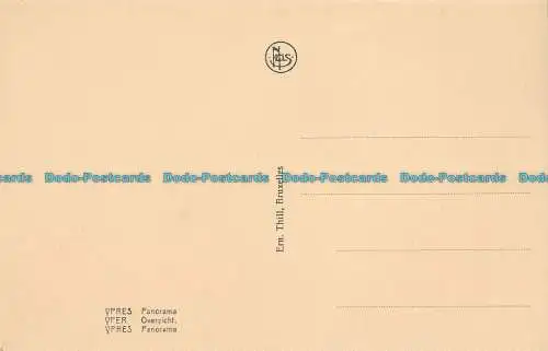 R008272 Ypern. Panorama. Ern. Thill. Nels