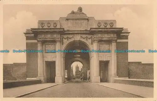 R008274 Ypern. Menin Gate Memorial of British Heroes. Ern. Thill. Nels