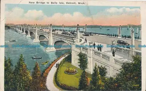 R007767 Neue Brücke nach Belle Isle. Detroit. Mich
