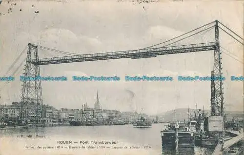 R009538 Rouen. Pont Transbordeur. J. B