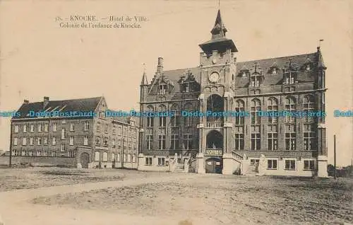 R008550 Knocke. Hotel de Ville. Colonie de l Enfance de Knocke. Henri Georges