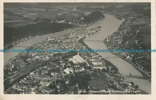 R009723 Fliegeraufnahme Dreiflussstadt Passau. Martin Herpich. RP