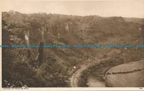 R010917 Symonds Yat from the Rock. Photochrom. Nr 7561