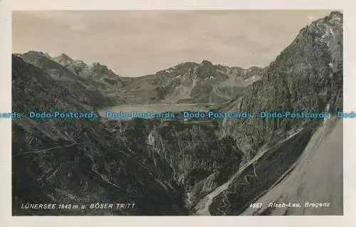 R008712 Lunersee 1943 m u. Boser Tritt. Risch Lau. Nr 4367